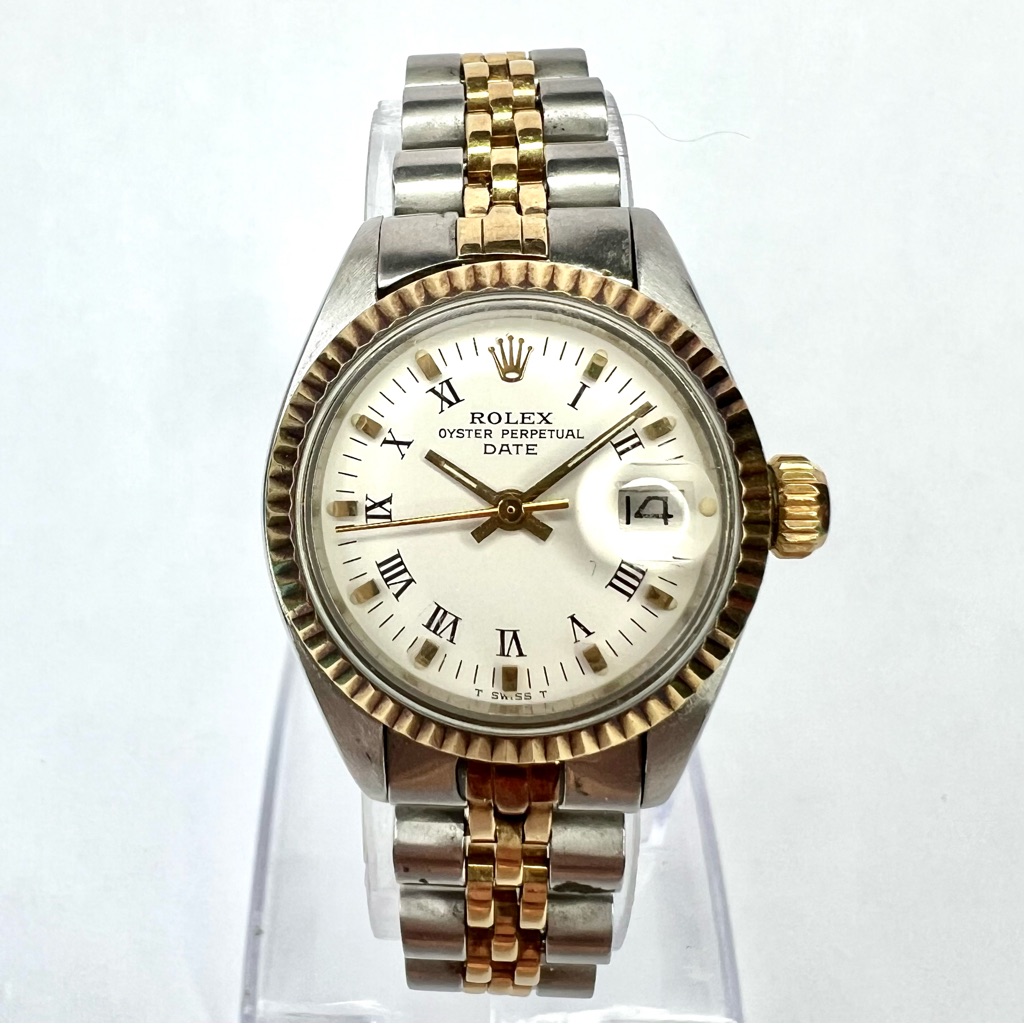 Rolex Oyster Perpetual Date Automatic 26mm 2 Tone Watch